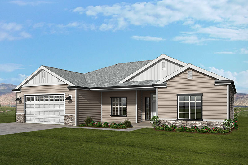 Dallas floorplan artist rendering