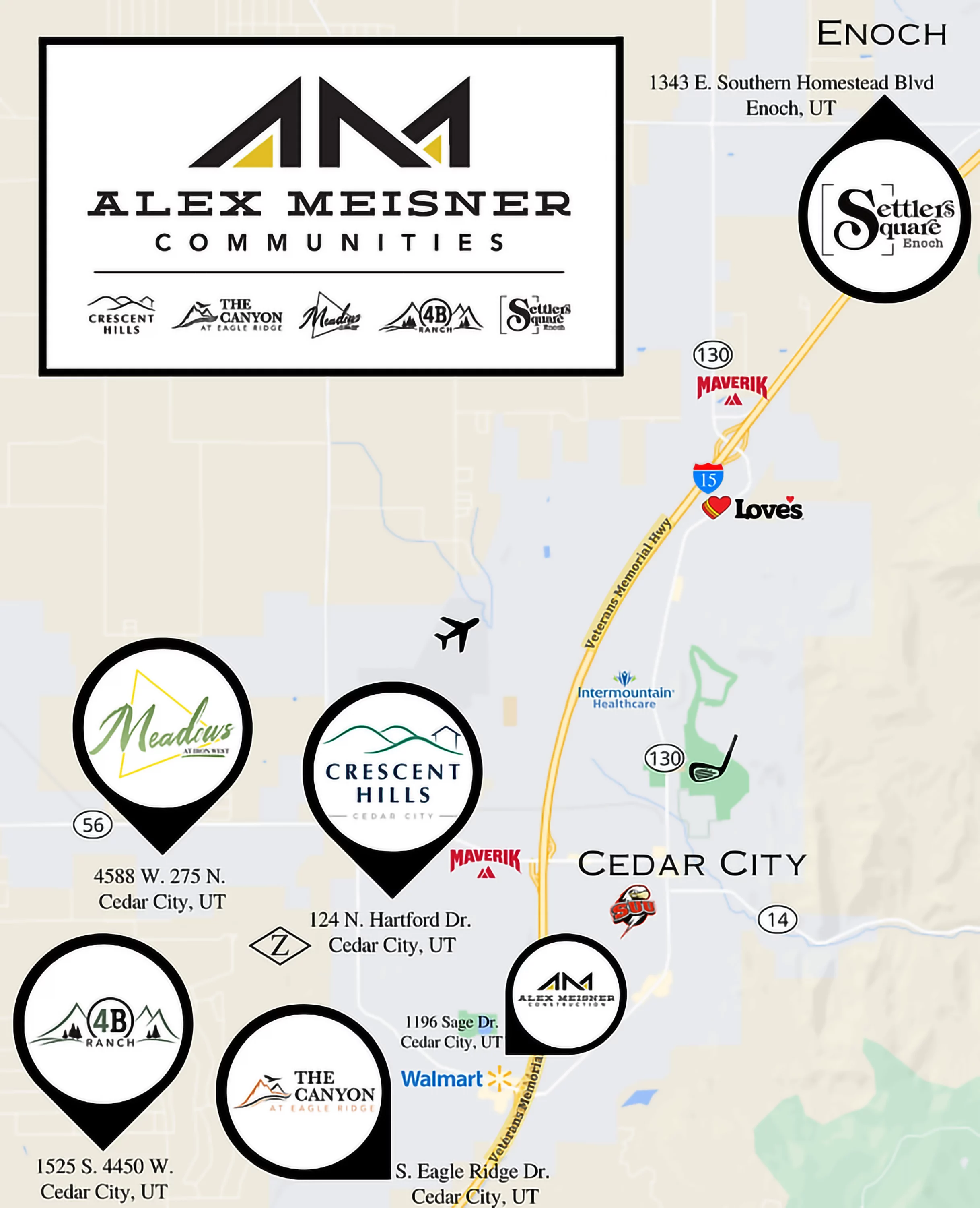 AMC Communities Map