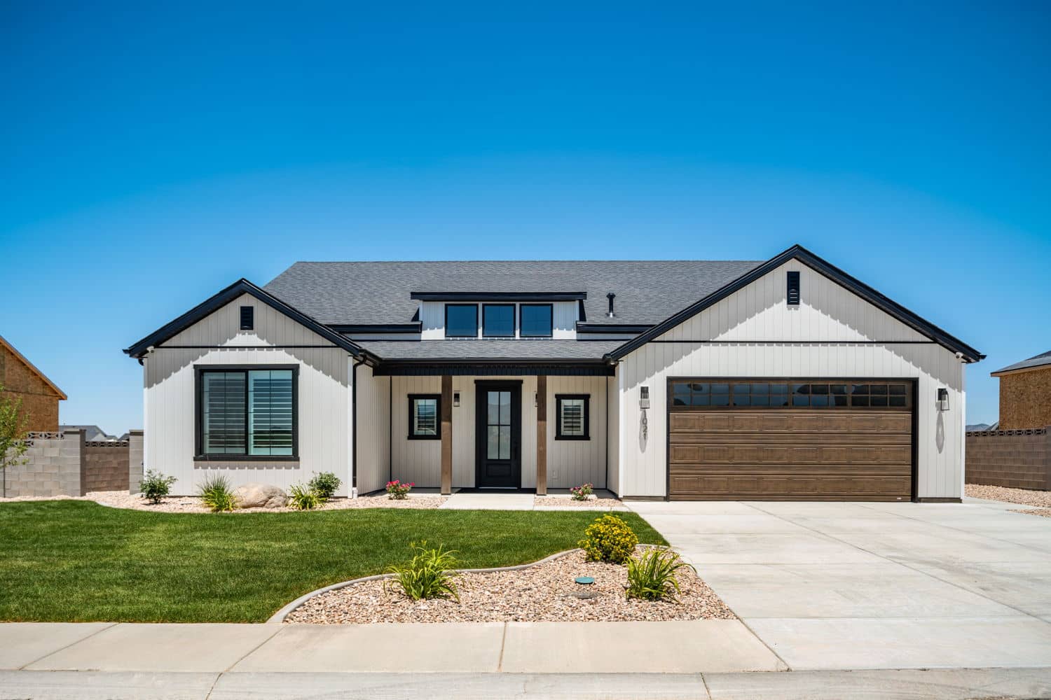 Front elevation of home exterior
